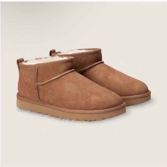 UGG Ultra Mini Chestnut Boots - Picture 2 of 10